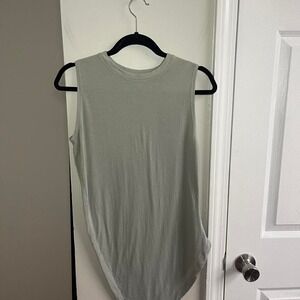 Athleta Womens Sage Green Modal Blend Sleeveless Muscle Tank Top XS 54023